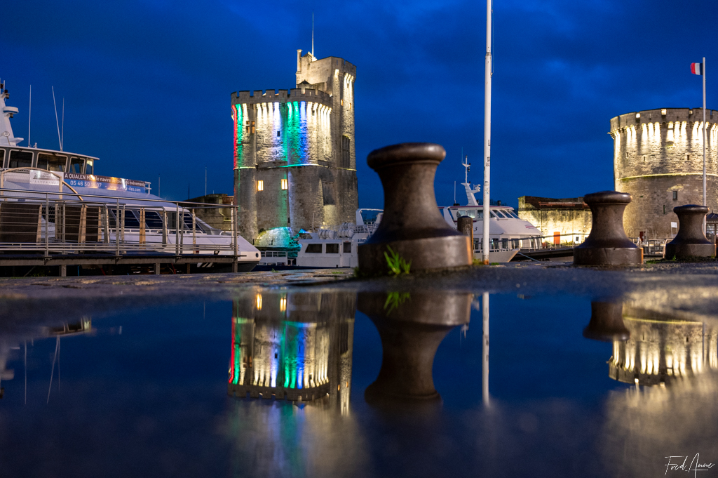 Reflets sur le port de La Rochelle