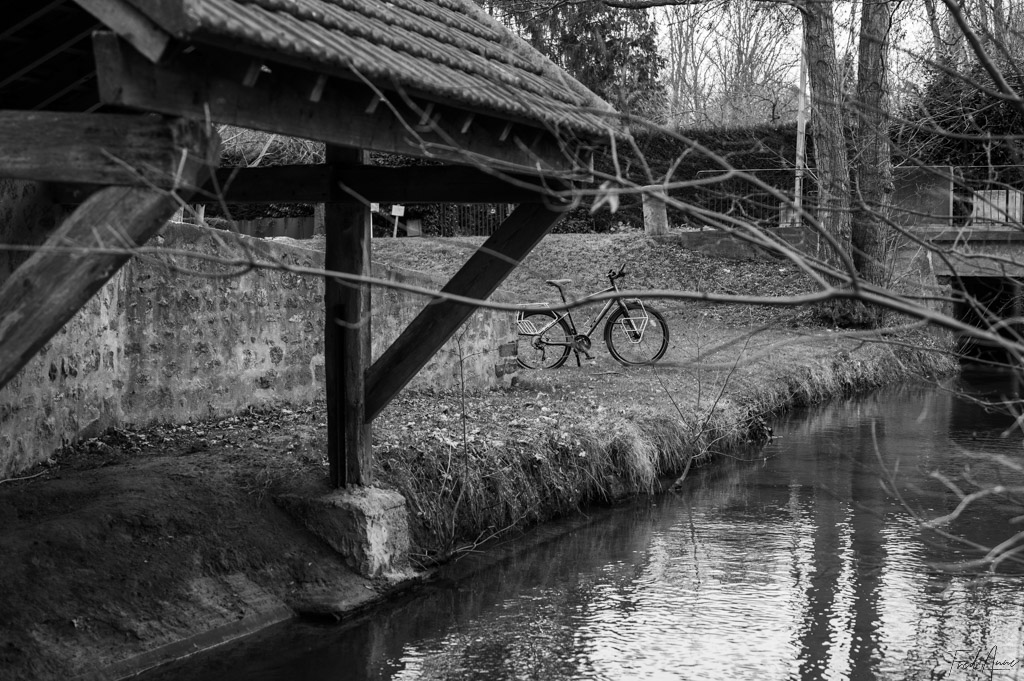 Vélo au bord du Sausseron