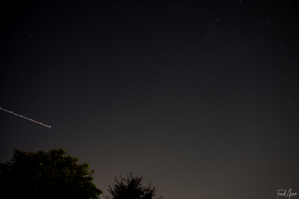 ISS dans le ciel
