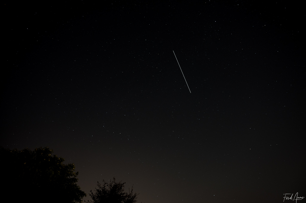 ISS dans le ciel