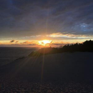 Couché de soleil sur la dune du Pilat