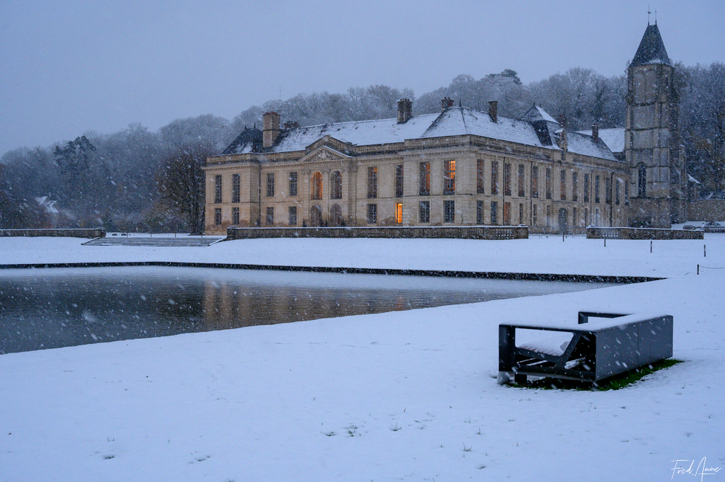 48 Le Château Sous La Neige - Méry-sur-Oise (95)