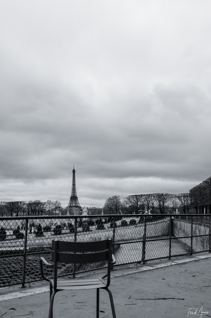 Tour Eifel Depuis Les Tuileries